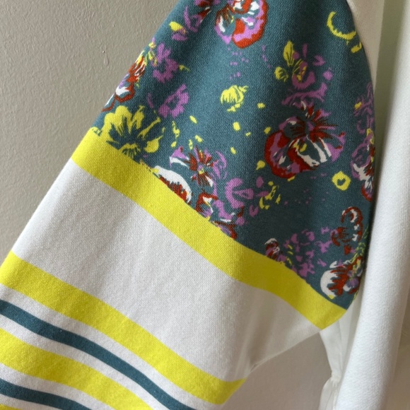 FP Movement by Free People White Floral Cowl Neck Sweater - Picture 5 of 12